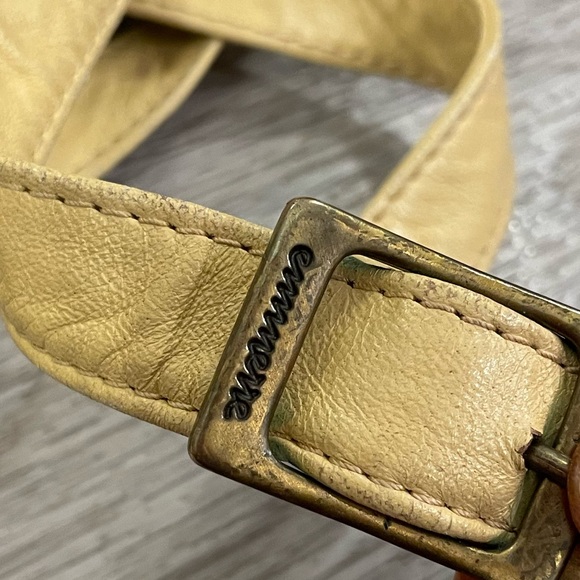 Arnold Churgin Yellow Genuine Leather Shoulder Bag Purse. - Picture 9 of 16